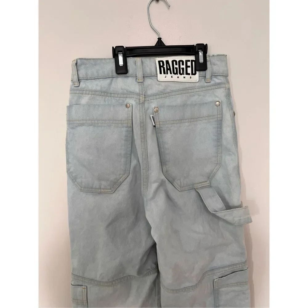 The Ragged Priest Light Wash Combat Jeans sz 26 EUC